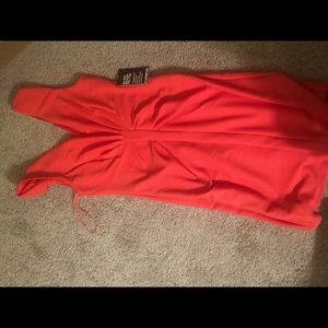 Express coral dress size 4